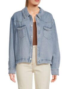 Drop Shoulder Regular Denim Jacket