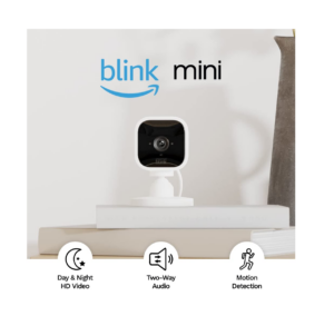 Blink Mini – Compact Indoor Plug-in Smart Security Camera