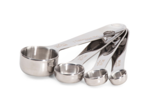 4pc Tri-ply Stainless Steel Measuring Spoons Slightly Blemished