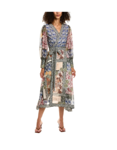Printed Wrap Dress