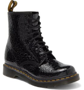 1460 Patent Leopard Embossed Boot (women)