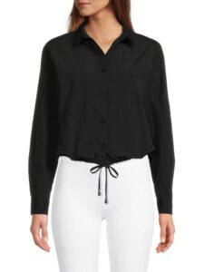 Drawstring Waist Shirt