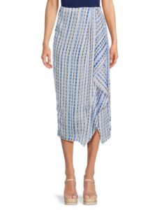 ​surya Striped Midi Skirt