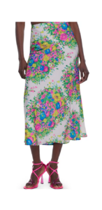 Floral A-line Skirt