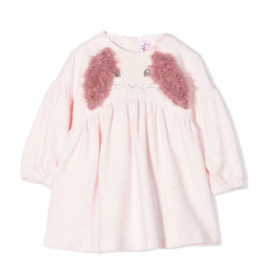 Pink Bunny Dress 9-12 M