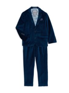​boy’s 2-piece Velvet Suit Set