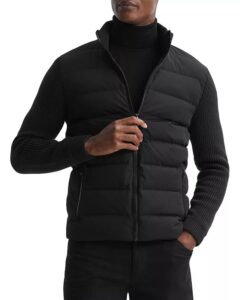 Colby Quilted Knit Sleeve Down Jacket