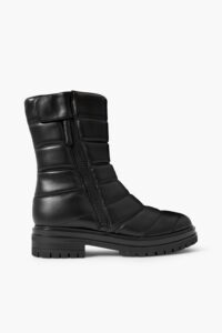 Faux Leather Ankle Boots