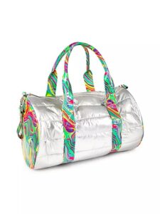 Marble Polyester-blend Duffle