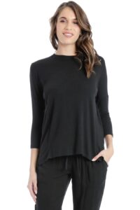 3/4 Sleeve Slouchy Luxe T