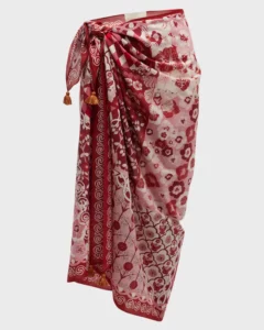 Tassel-trim Pareo Coverup