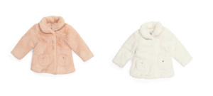 Infant and Toddler Girls Faux Fur Coat 3m-12m