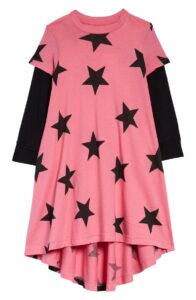 Kids' Star Layered Cotton Dress