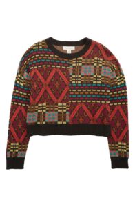 Kids' Cotton Patchwork Sweater