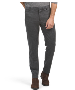 Virgin Wool Blend Riley Chino Pants