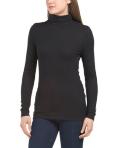 Ribbed Long Sleeve Turtleneck Sweater