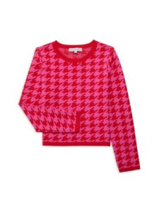 ​girl’s Everly Houndstooth Sweater