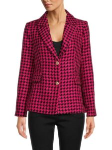 Devin Houndstooth Blazer