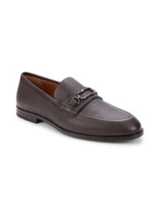 Apron Toe Leather Penny Loafers