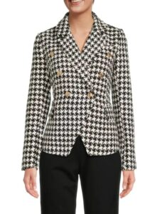 Phelps Houndstooth Blazer