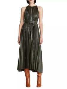 Noah Vegan Leather Midi-dress