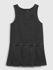 Toddler Denim Pleated Jumper with Washwell