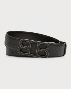 Men's Leather Bb Buckle Belt