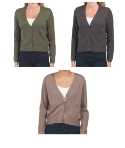 V-neck Long Sleeve Cardigan