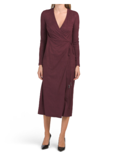Nadia Ultra Faux Suede Jersey Dress
