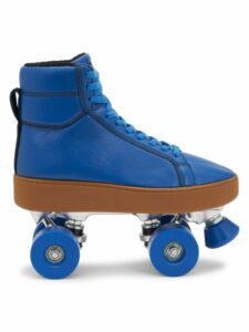 Quilt Leather Sneaker Roller Skates