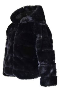 Kids' Cozy Faux Fur Hooded Coat