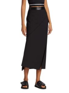 Wool Blend Maxi Skirt