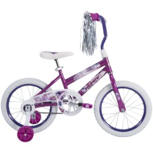 Huffy 16 In. Sea Star Kids Bike for Girls Ages 4 and Up, Child, Metallic Purple