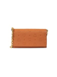 Monogram Leather Wallet on Chain