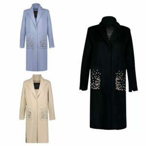 Colette Crystal-embellished Wool Coat