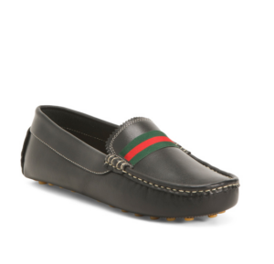 Leather Loafers with Stripe Detail (toddler, Little Kid, Big Kid)