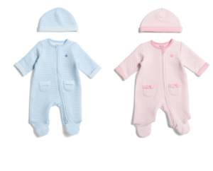 2pc Footie and Hat Set