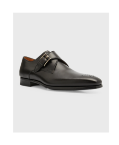 Men's Carrie Leather Single Monk Strap Loafersp