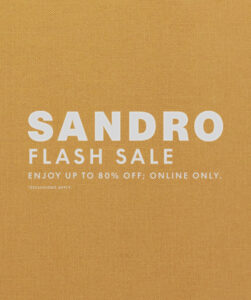 Sandro Up to   80% offp