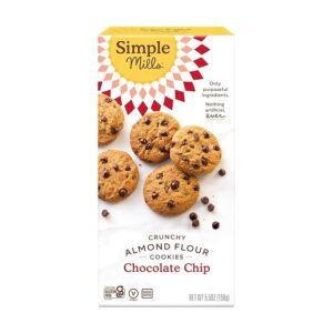 Simple Mills Almond Flour Crunchy Cookies, Chocolate Chip