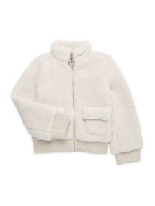 Little Girl's & Girl's Faux Shearling Jacket