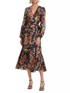 Blaire Floral Wrap Dress