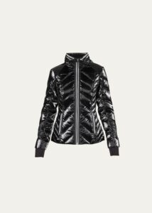 Super Hero Puffer Jacket with Reflective Trim
