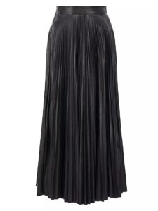 Joss Vegan Leather Midi-skirt