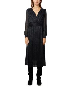 Josiah Metallic Long Sleeve Dress