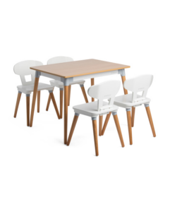 Mid Century Kid Table and Chairs Set