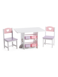 Heart Table and Chair Set