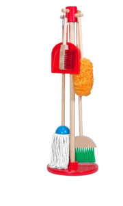 Let's Play House Dust! Sweep! Mop! 6 Piece Pretend Play Set