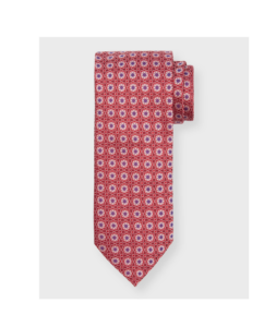 Men's Medallion Jacquard Silk Tie