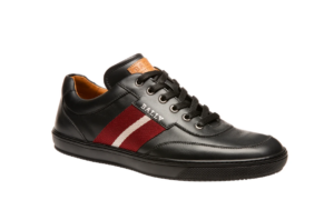 Oriano Men's 6240312 Black Leather Sneaker